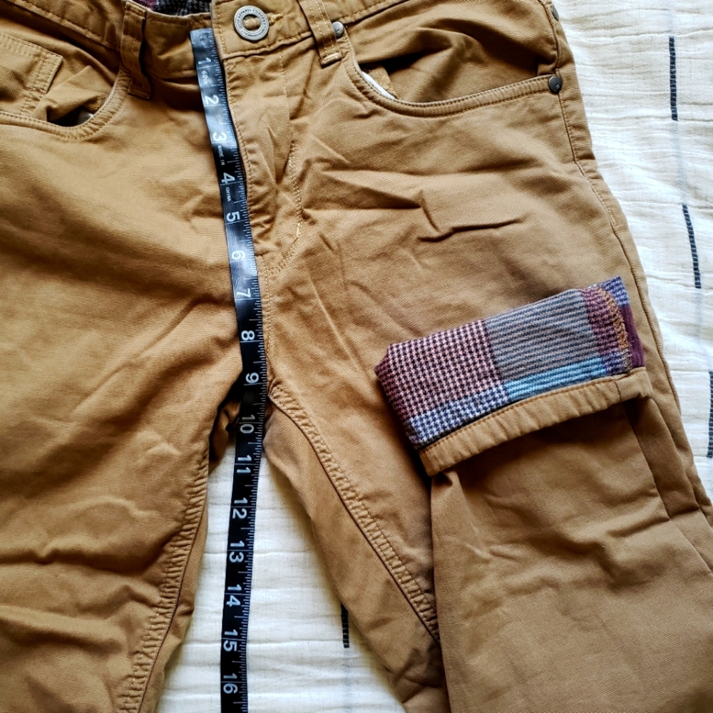 Jerry pants 32 HEMED inner lining plad